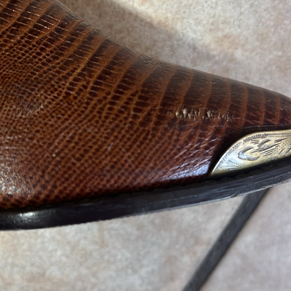 Rush Hour Vintage brown Leather Western Boots size 9B - Picture 12 of 13
